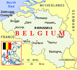 Kaart van België