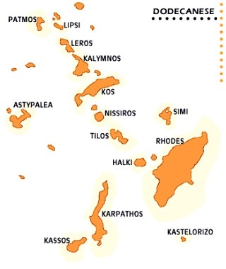 Dodecanese eilanden veerboot Routes