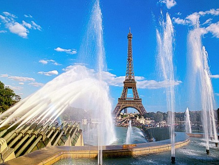 Eifel Tower in Parijs, Frankrijk