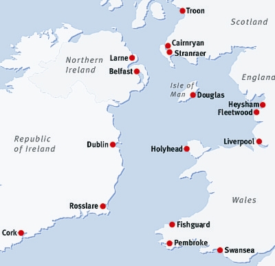 Ierland veerboothavens