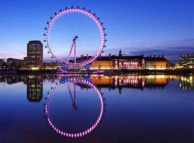 London Eye's nachts