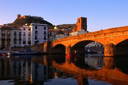 Fortfied brug in Sardinië