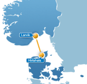 Kleur lijn Larvik Route