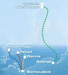 POL veerboten routekaart