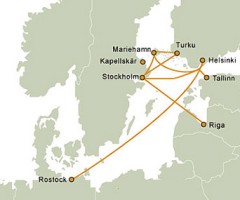 Tallink Route kaart