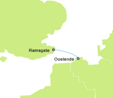 Transeuropa Route kaart