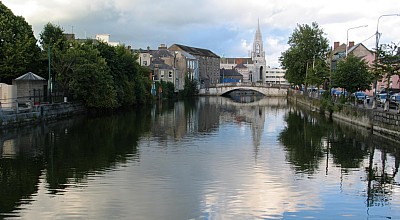 De haven van de veerboot van Cork, Ierland