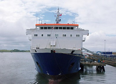 Stena Ferry in Fleetwood poort