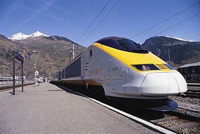 Moutiers Eurostar treinen