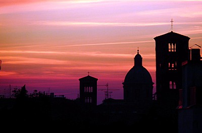 Ravenna zonsondergang