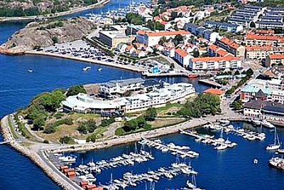 De haven van de veerboot Stromstad