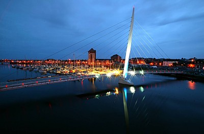 Sansea Ferry haven brug